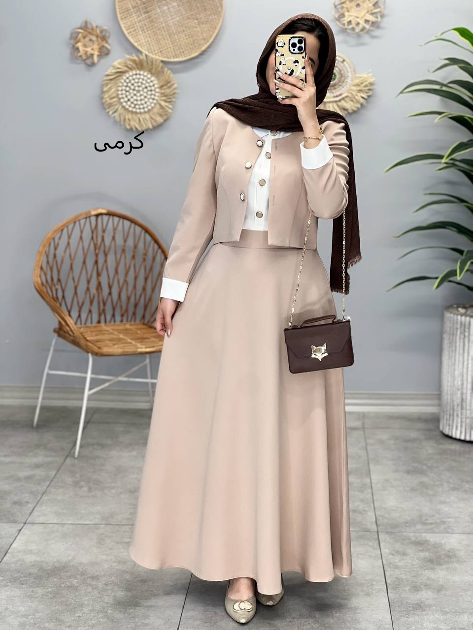 1305-ست سه تیکه مزونی رخشان