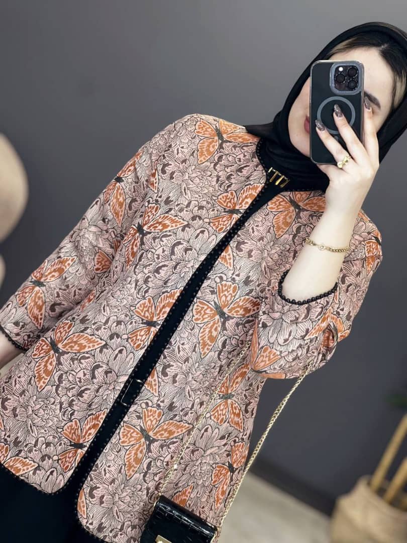 1360- کت ژاکارد پروانه