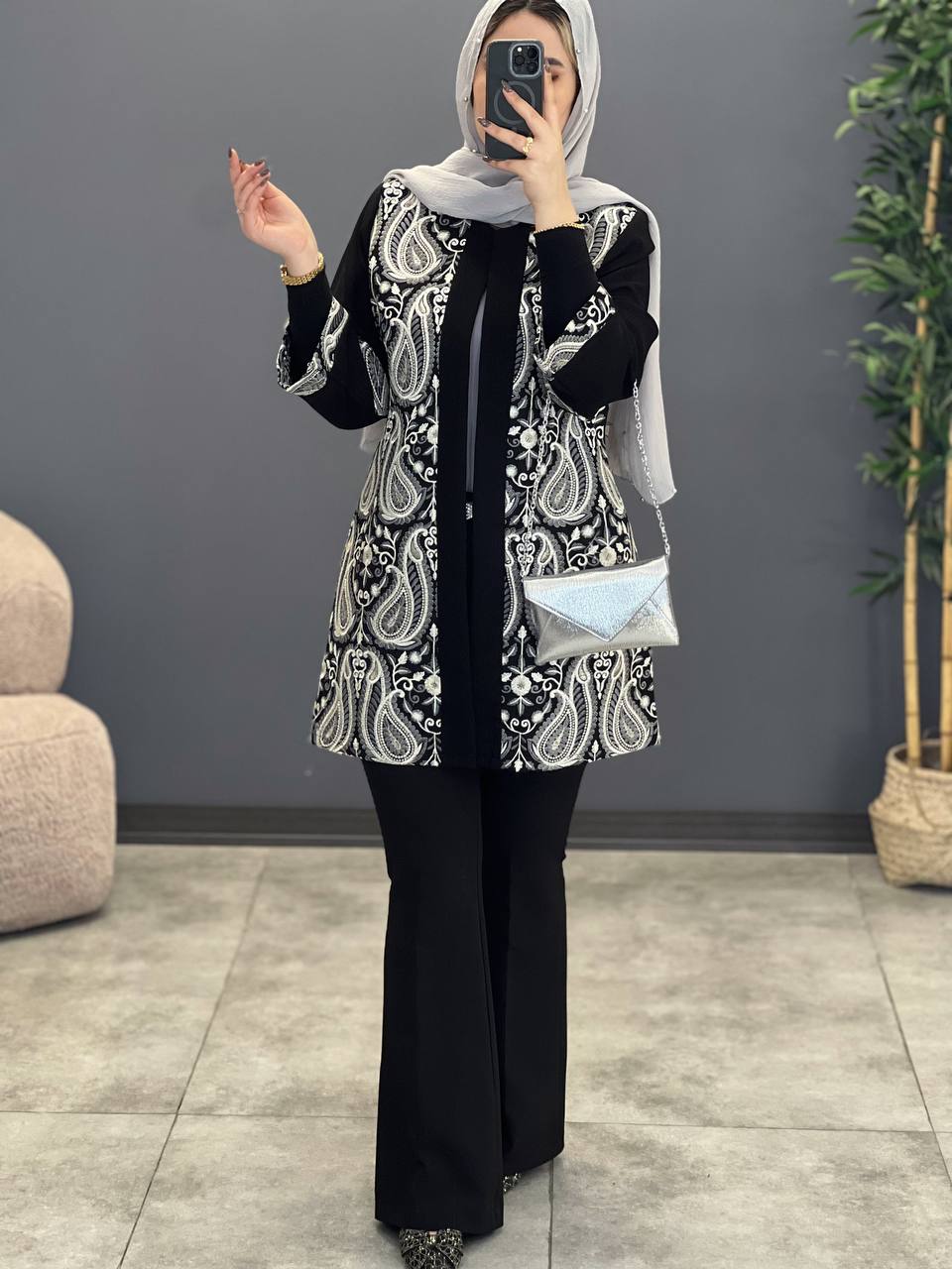 1359- مانتو مزونی سوفیا