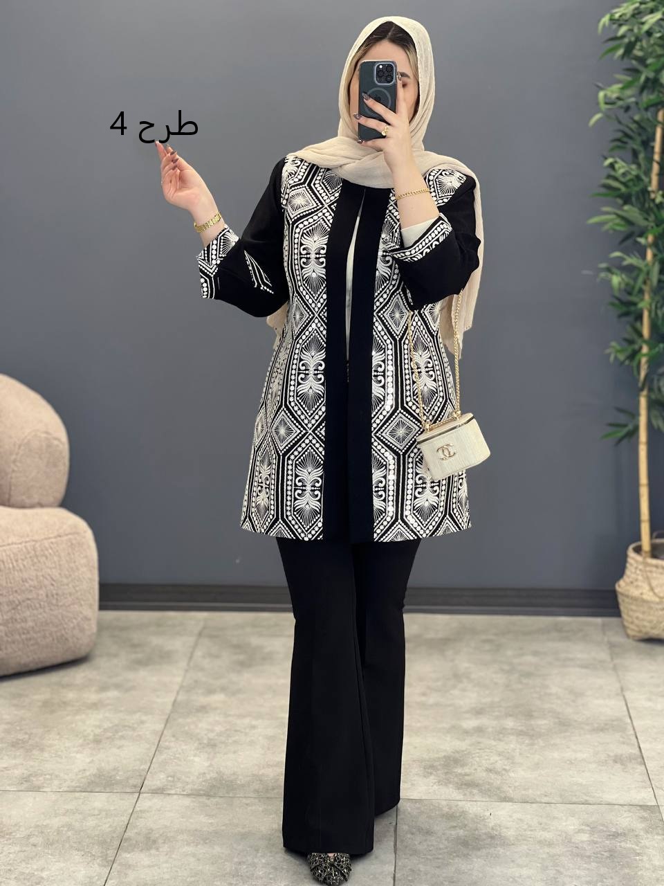 1359- مانتو مزونی سوفیا