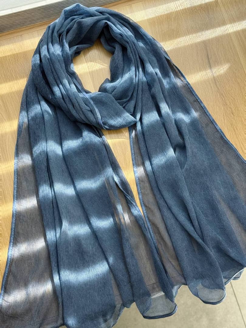 1369- شال ابریشم دور نوار