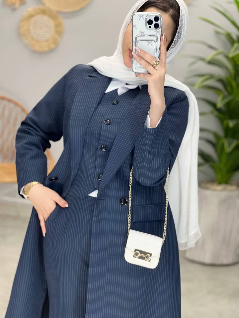 1372-ست سه تیکه بلند دیپلمات