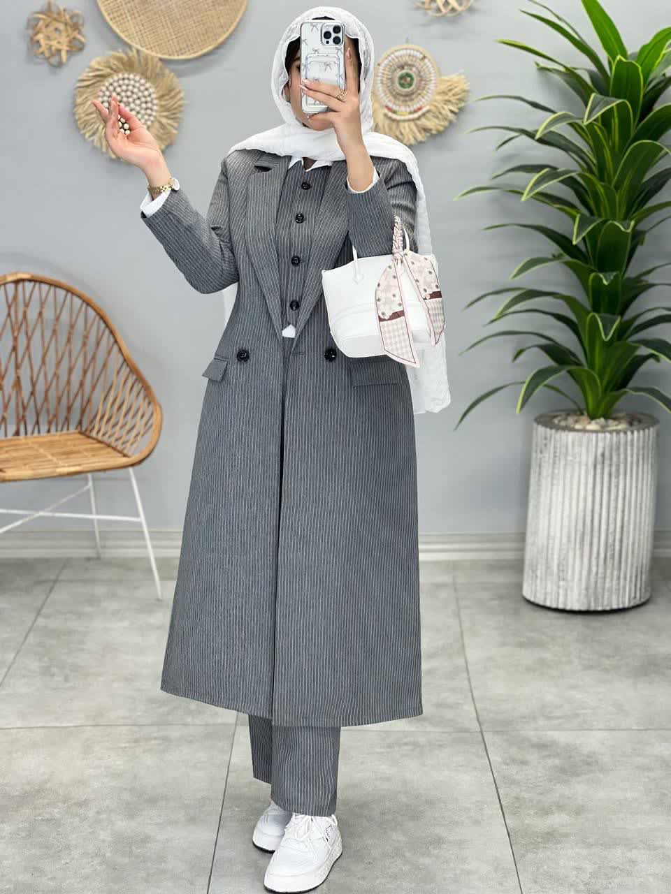 1372-ست سه تیکه بلند دیپلمات