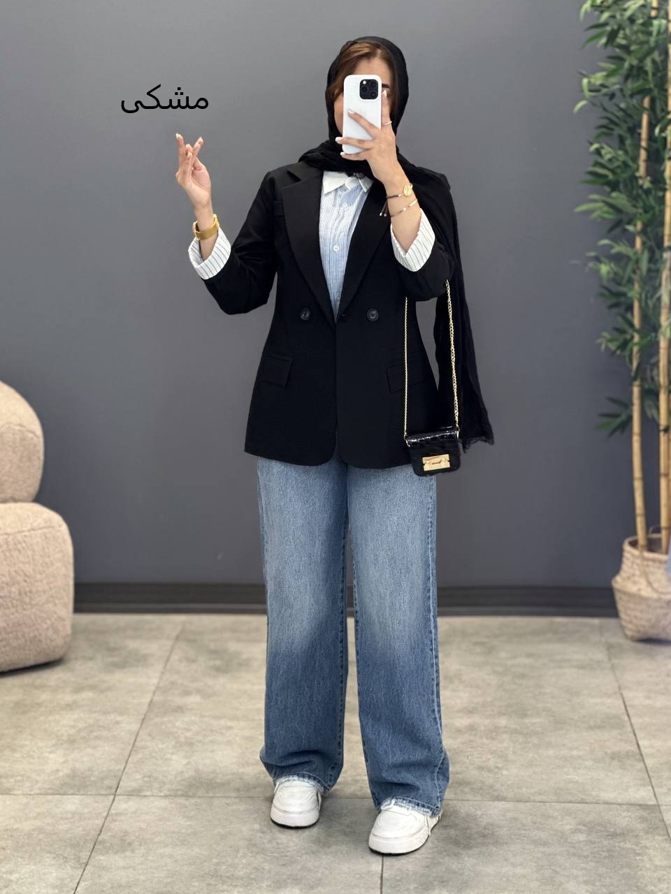 1357- کت کجراه آستین دیپلمات