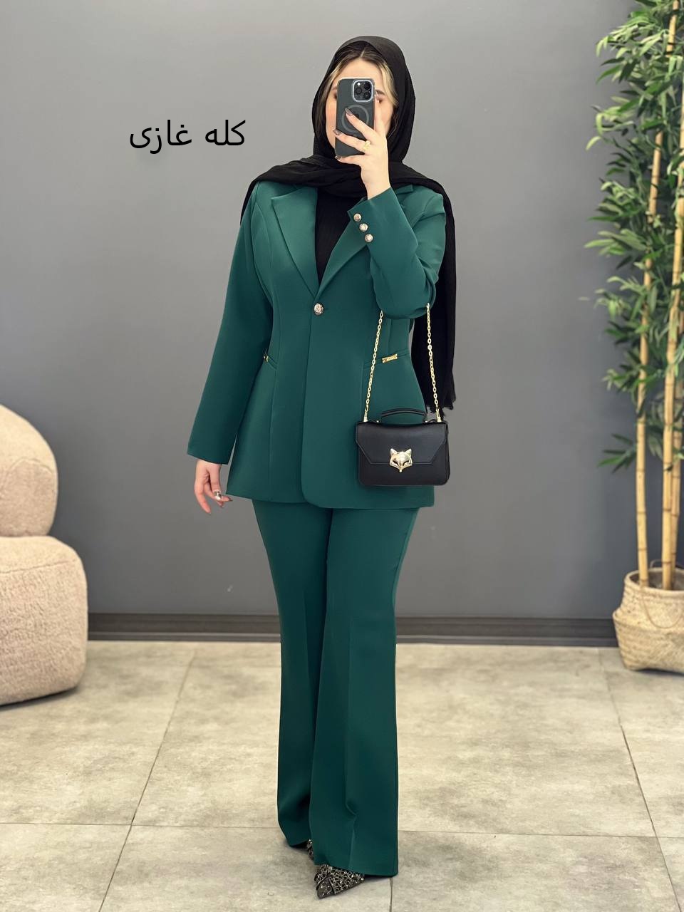 1377_ کت و شلوار جیب فلزی