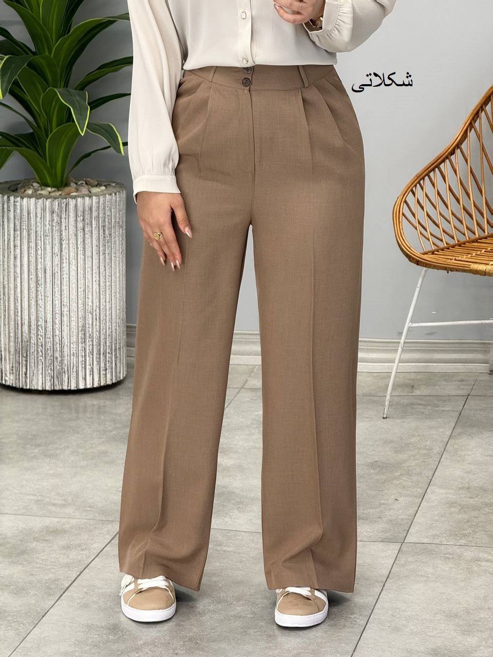 1388- شلوار بزیاق واید کد 573