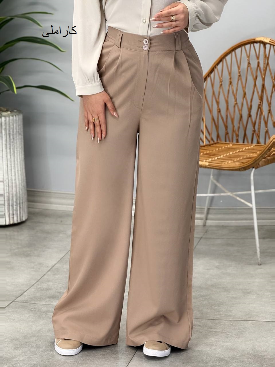 1388- شلوار بزیاق واید کد 573