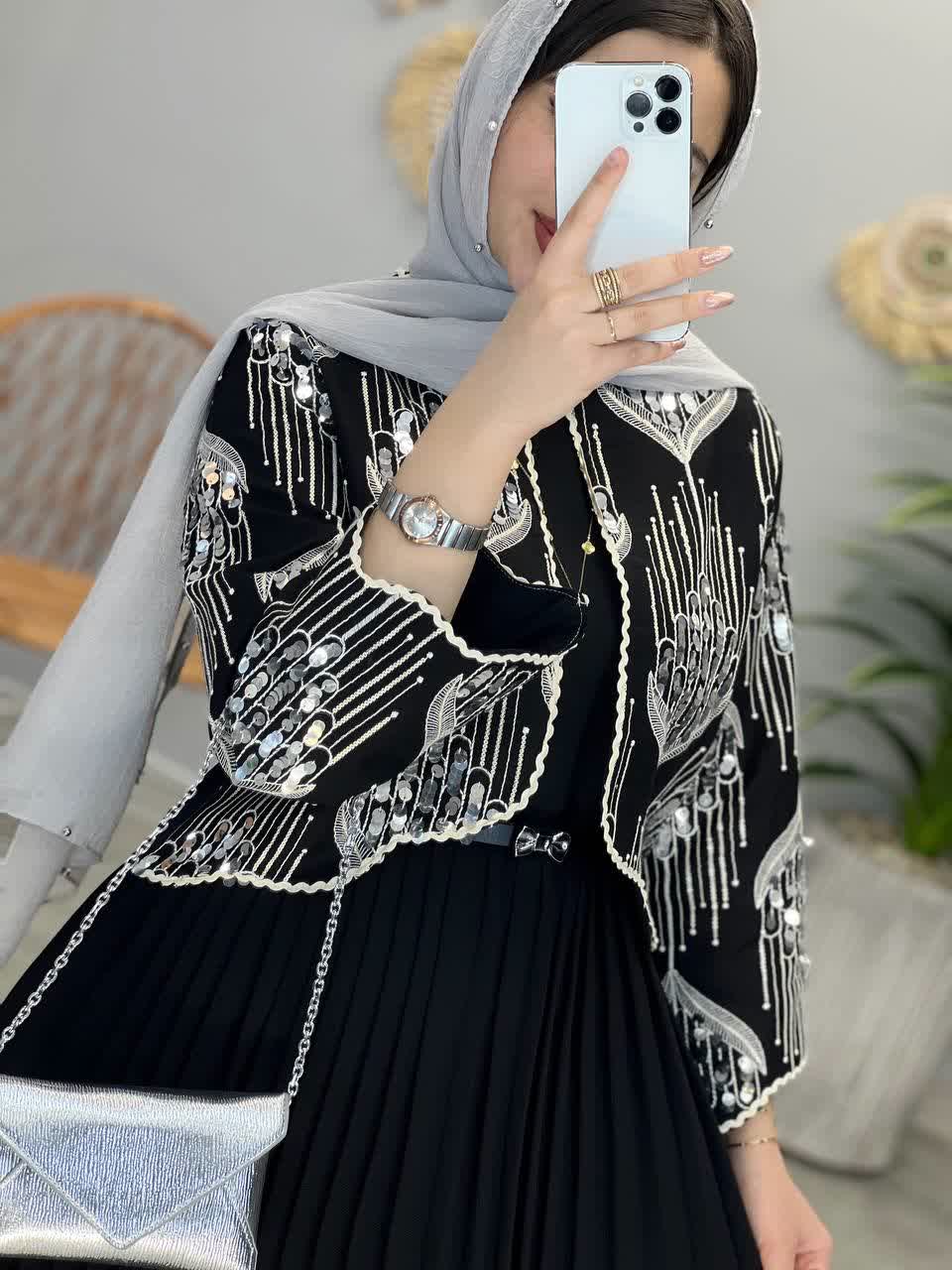 1144- کت و سارافون شاپرک