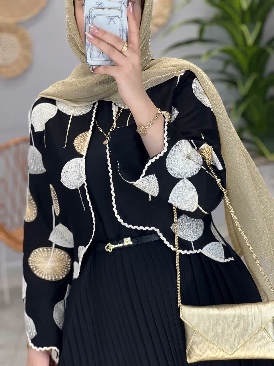 1144- کت و سارافون شاپرک