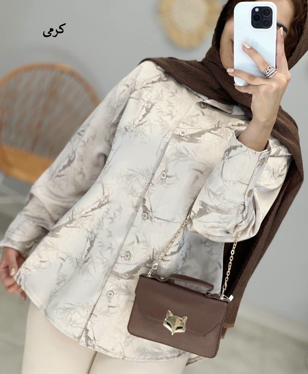 1397-شومیزه طرحدار الیزه