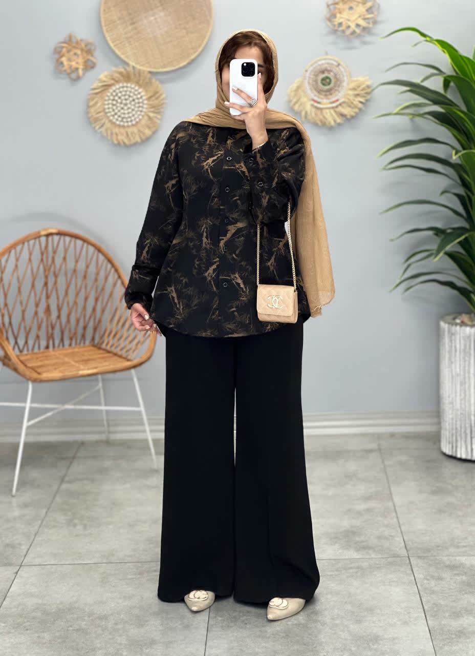 1397-شومیزه طرحدار الیزه