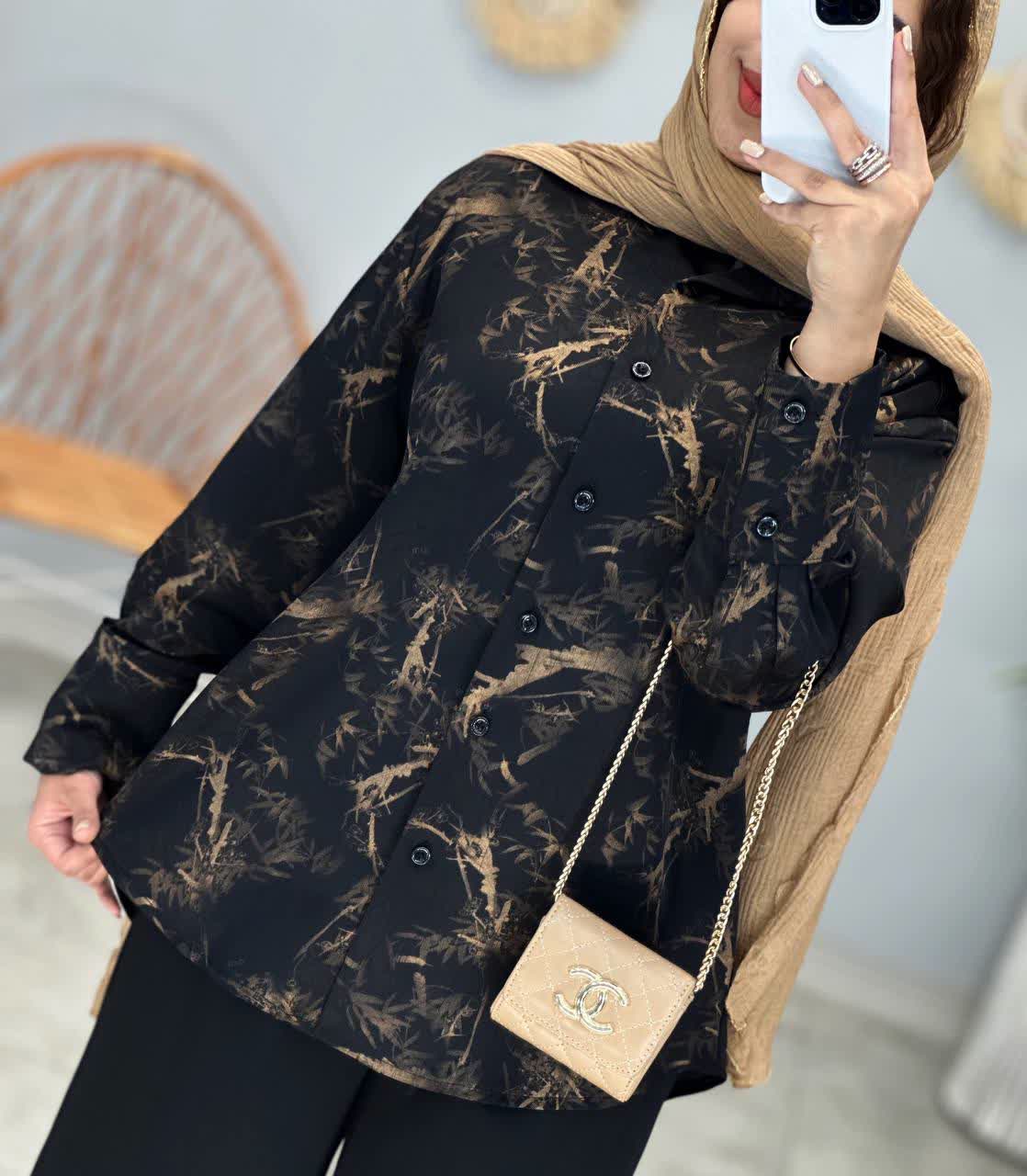 1397-شومیزه طرحدار الیزه