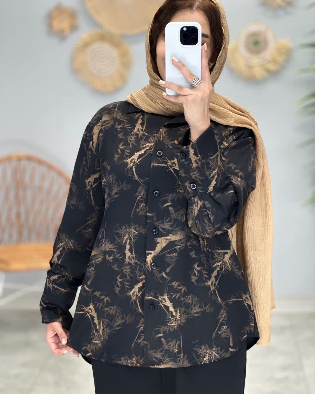 1397-شومیزه طرحدار الیزه