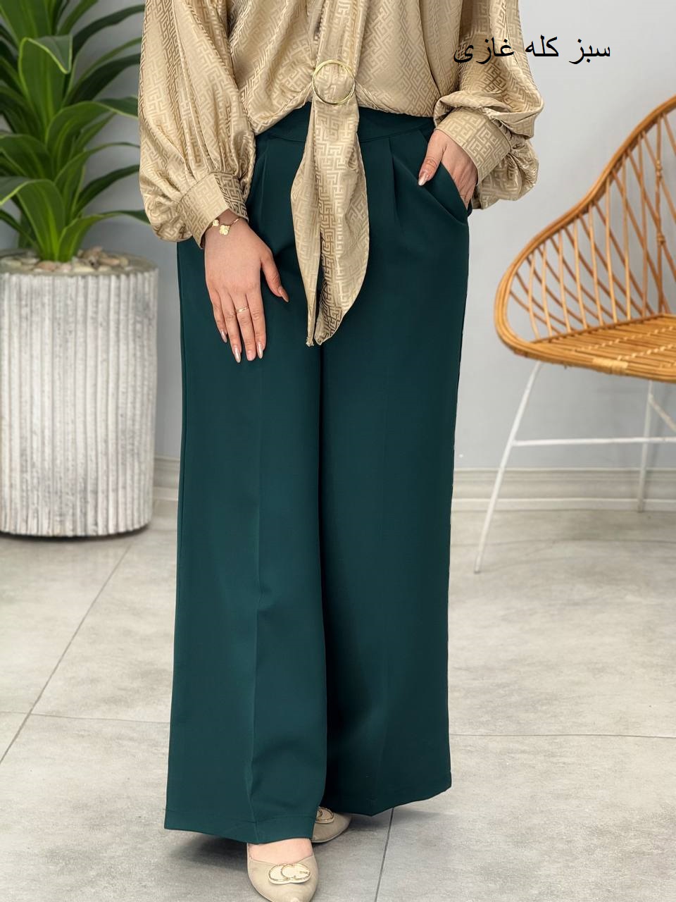 1416- شلوار فول بگ مازراتی