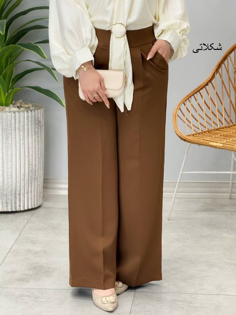 1416- شلوار فول بگ مازراتی