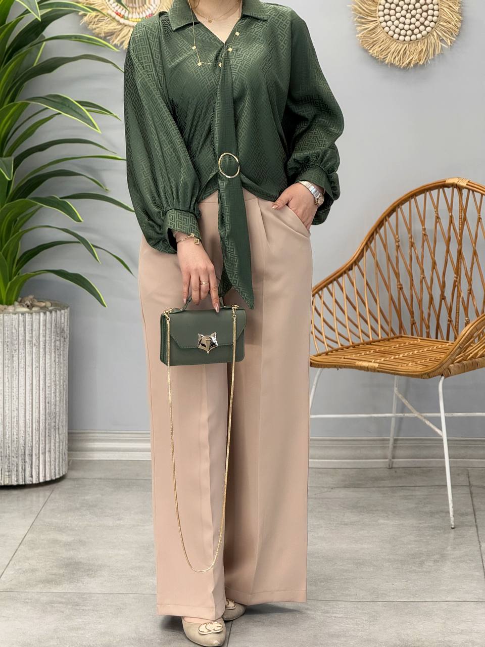 1416- شلوار فول بگ مازراتی