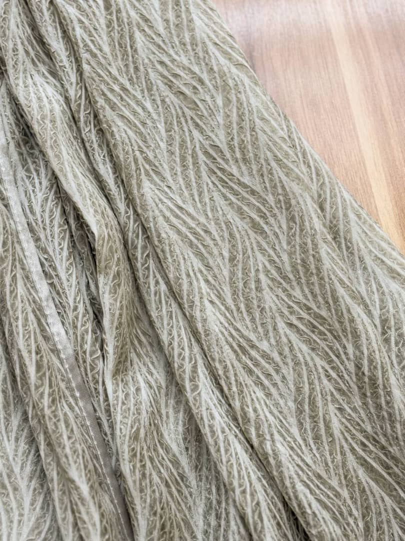 1427- شال حریر پفکی ستاره