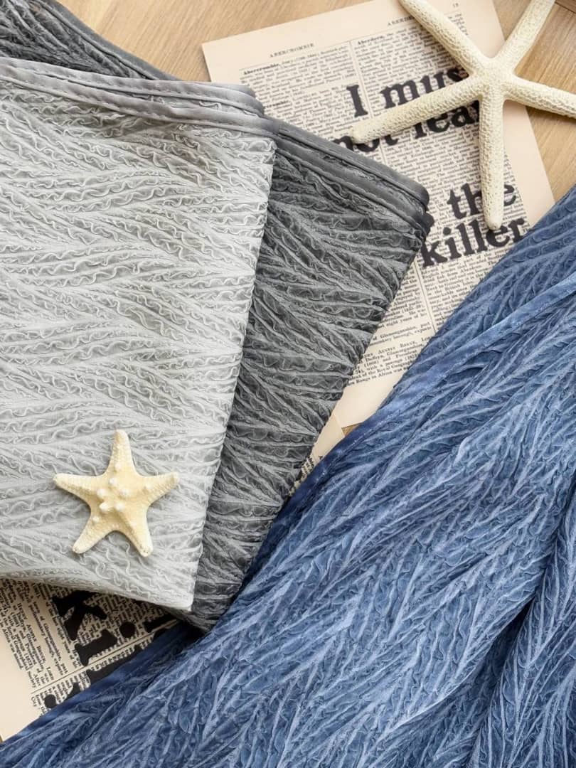 1427- شال حریر پفکی ستاره