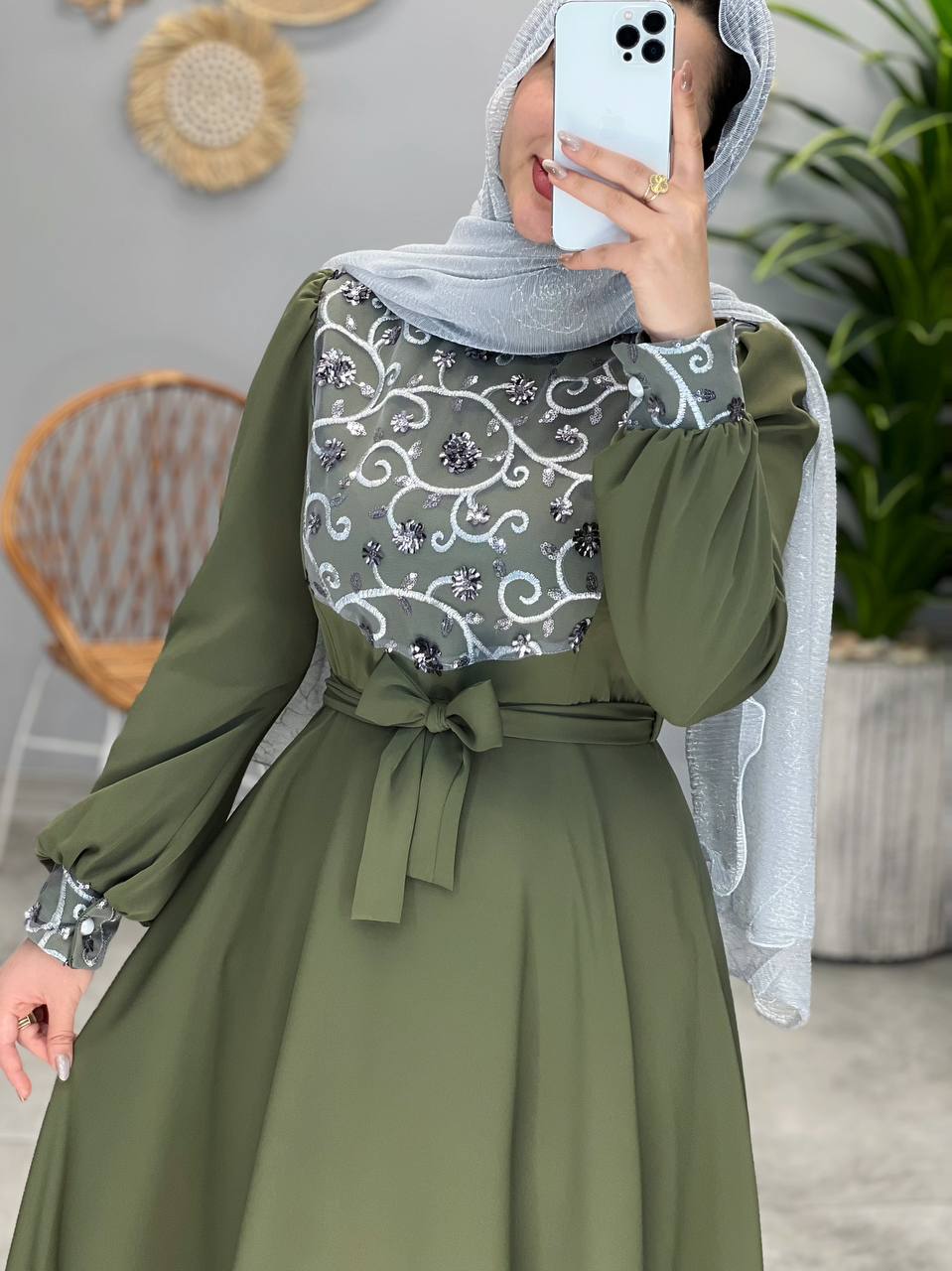 1432- پیراهن مزونی سروناز