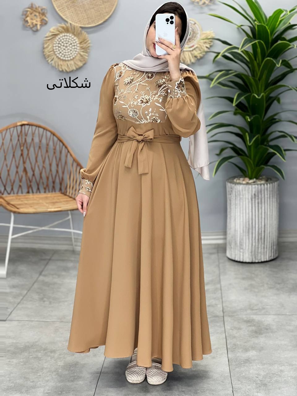 1432- پیراهن مزونی سروناز