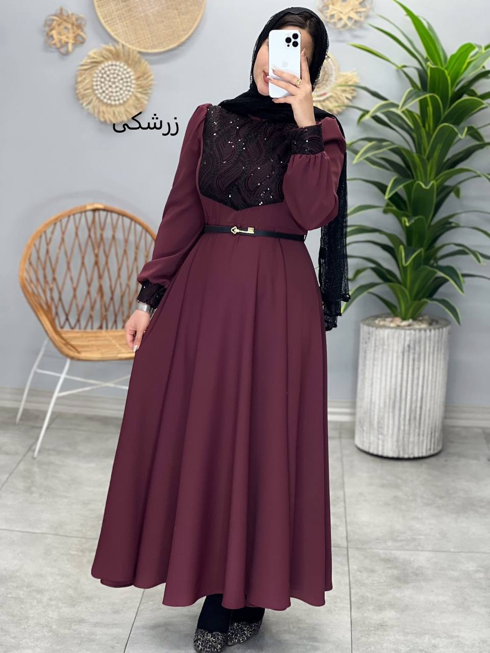 1432- پیراهن مزونی سروناز