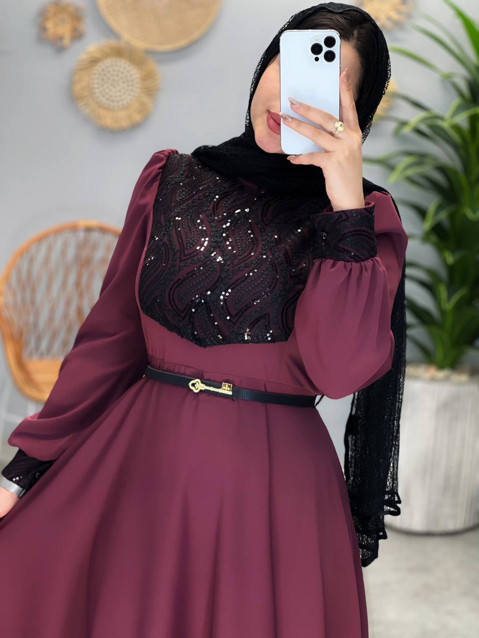 1432- پیراهن مزونی سروناز