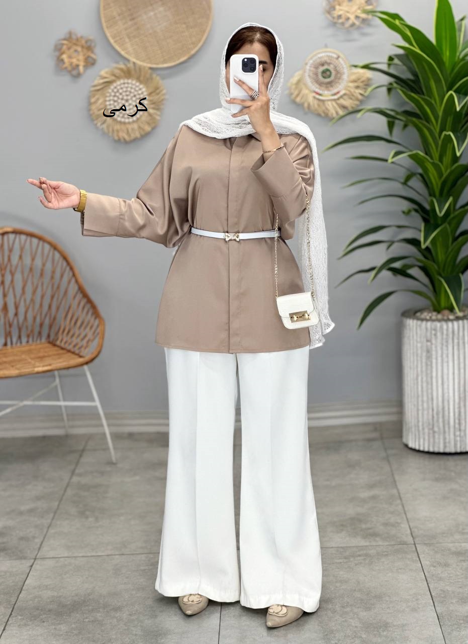 1438- شومیز بغل چاک