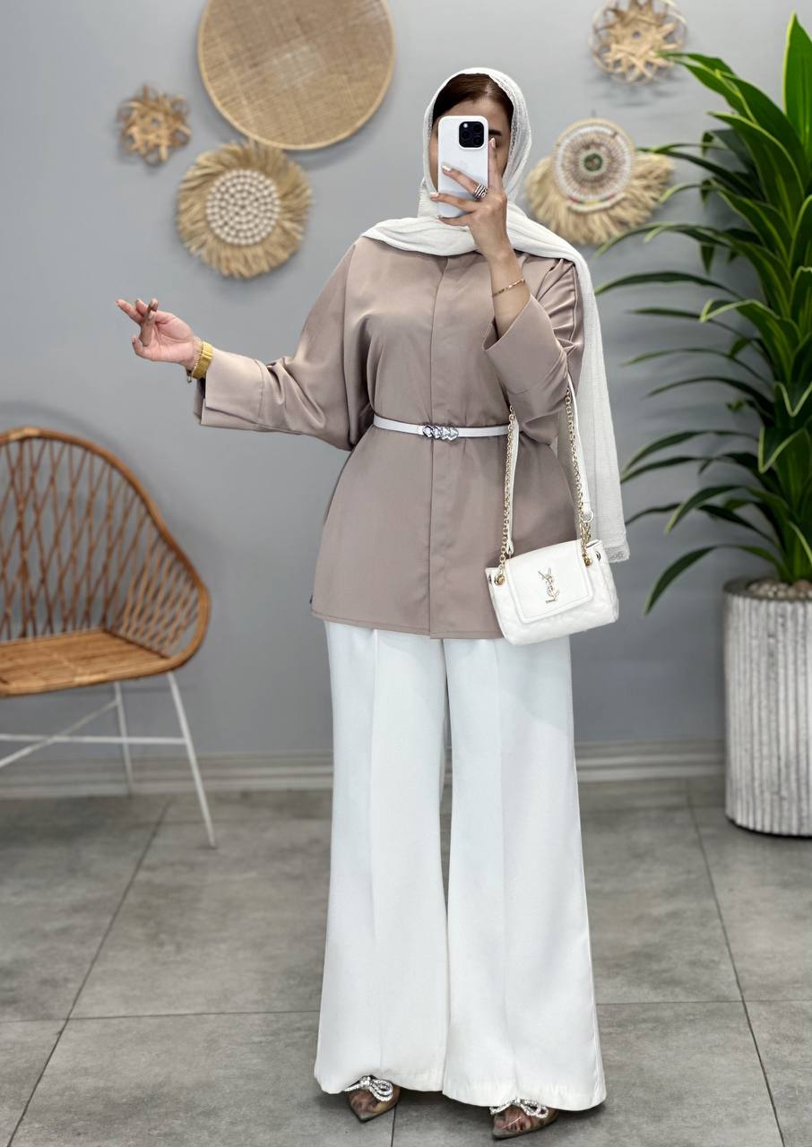 1438- شومیز بغل چاک