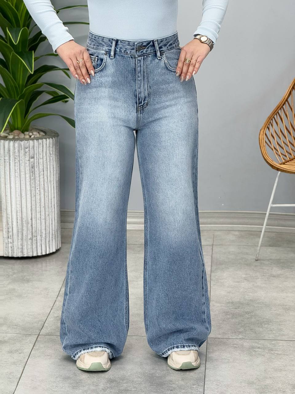 1440- شلوار نیم بگ کد 3001154