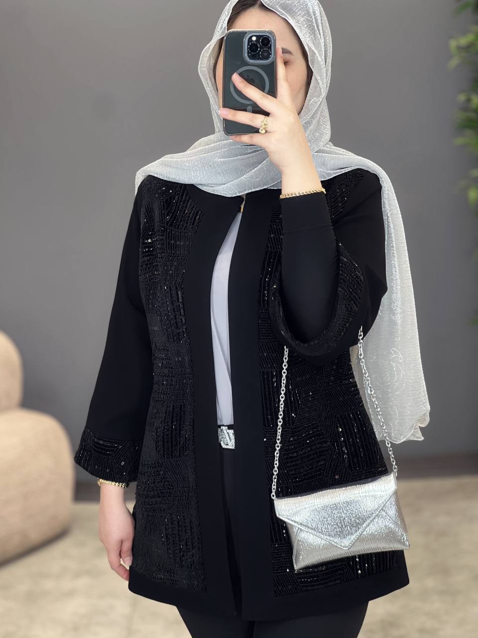 1446- کت مزونی ملیله دوزی