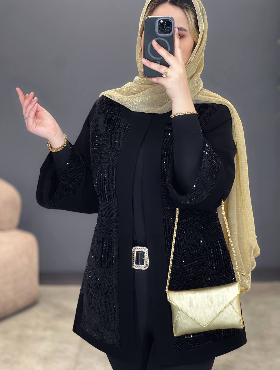 1446- کت مزونی ملیله دوزی