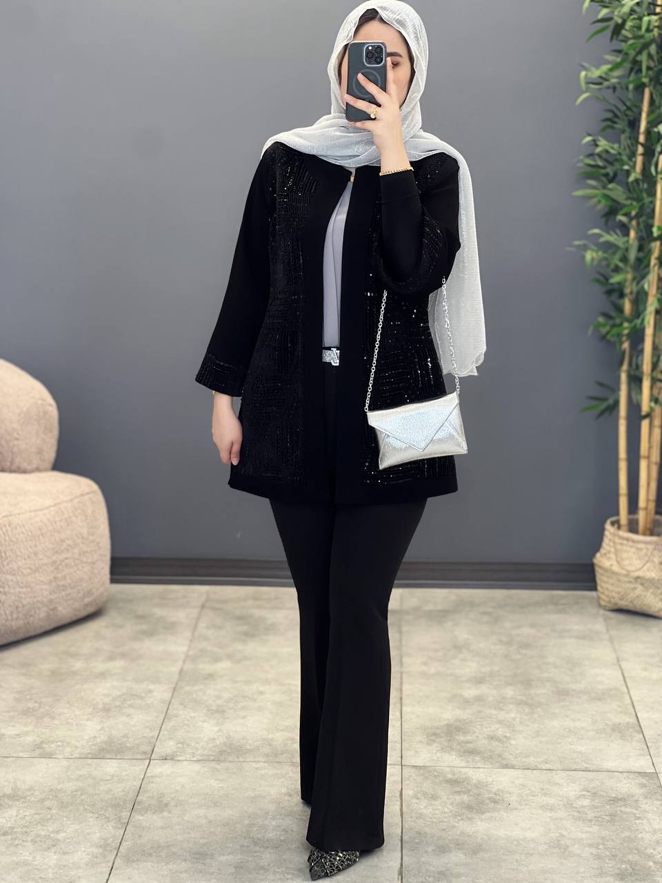 1446- کت مزونی ملیله دوزی