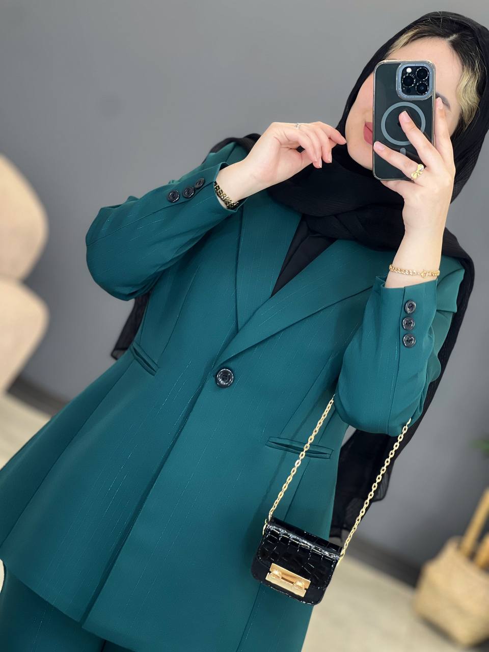 1444-کت و شلوار لمه ماهیسا