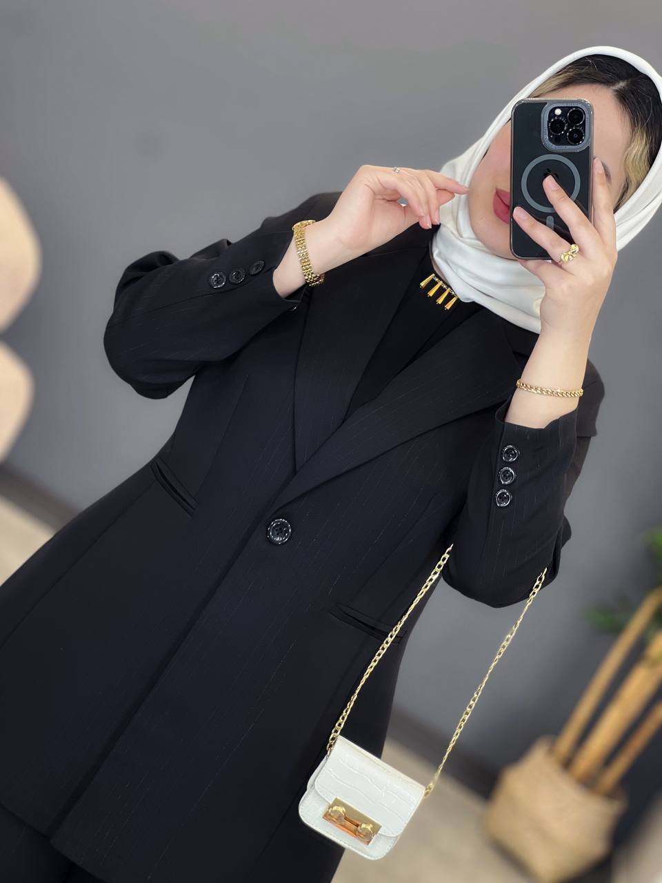 1444-کت و شلوار لمه ماهیسا