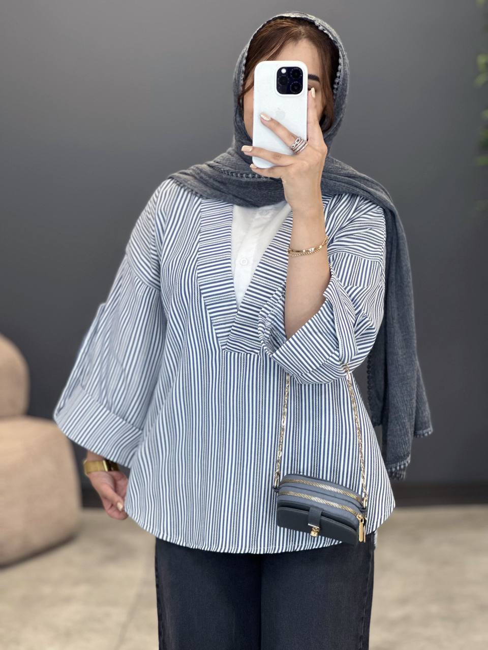 1445-شومیز ترکیبی ساترا