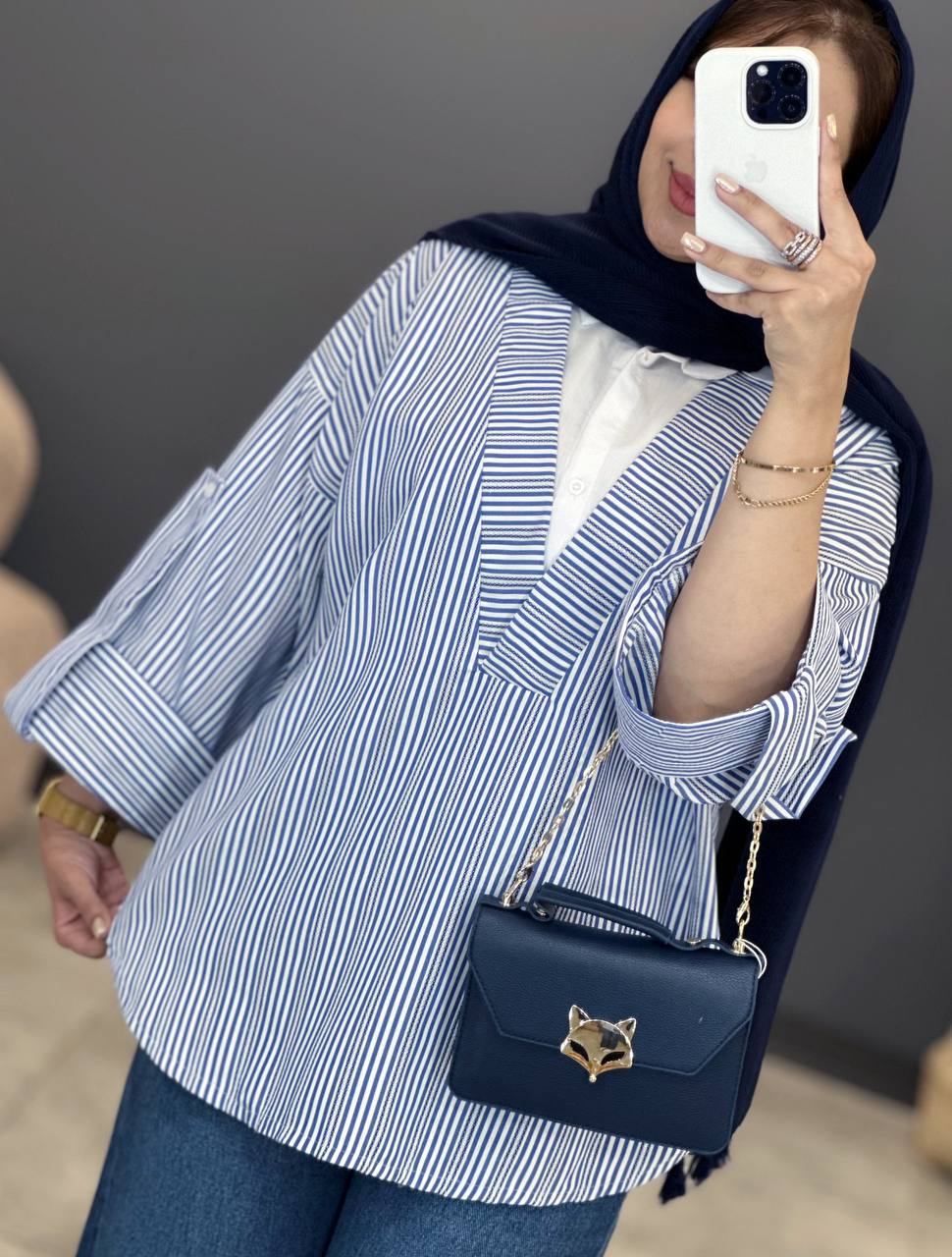 1445-شومیز ترکیبی ساترا