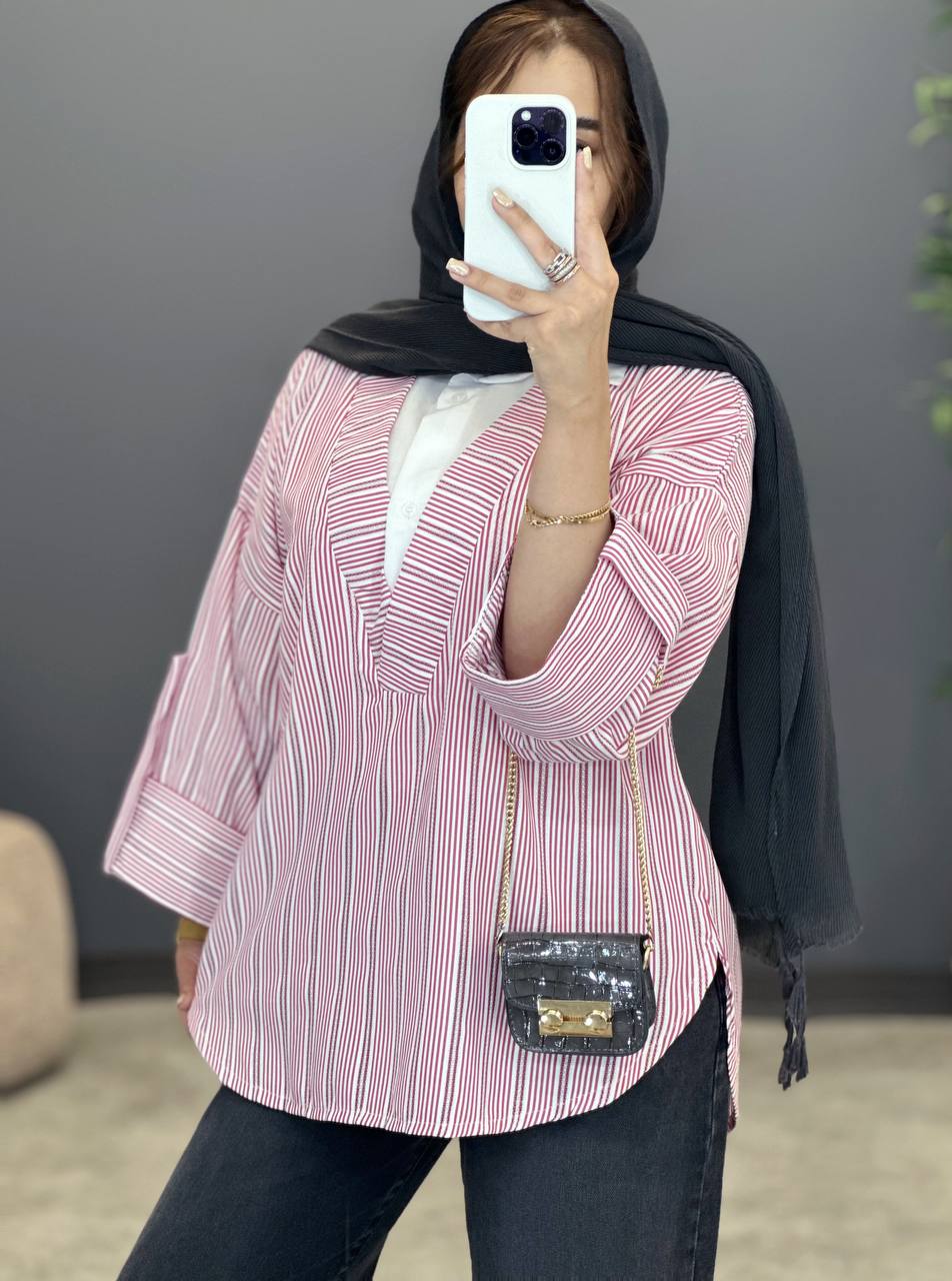 1445-شومیز ترکیبی ساترا