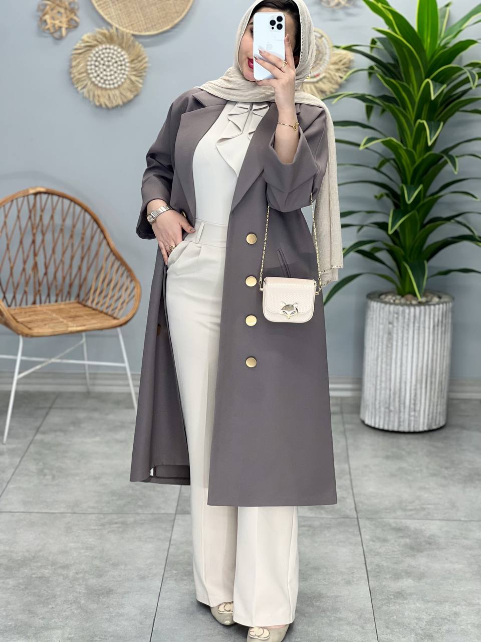 1256- مانتو مزونی مهکامه