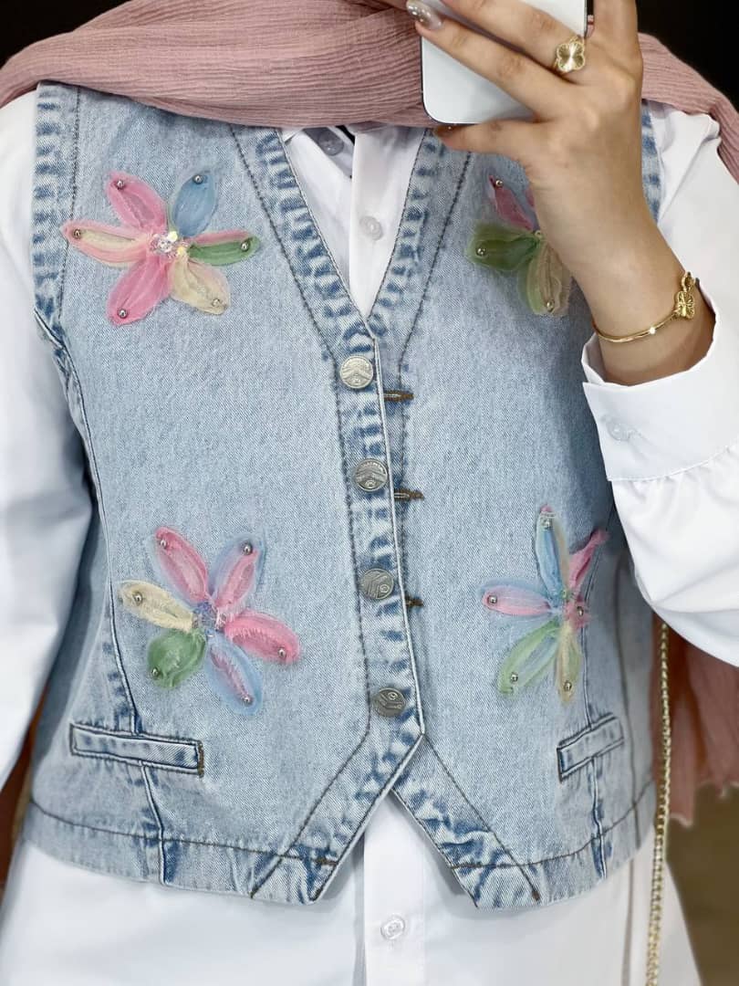 1474-وست جین گلدوزی