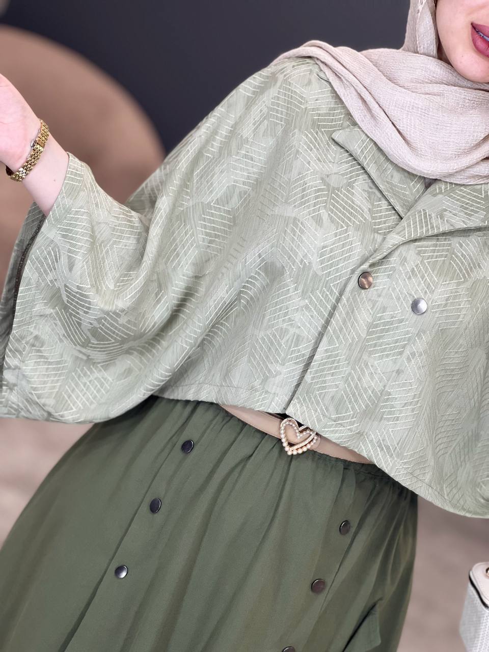 1466- کت و دامن کارولین(ویژه محرم)