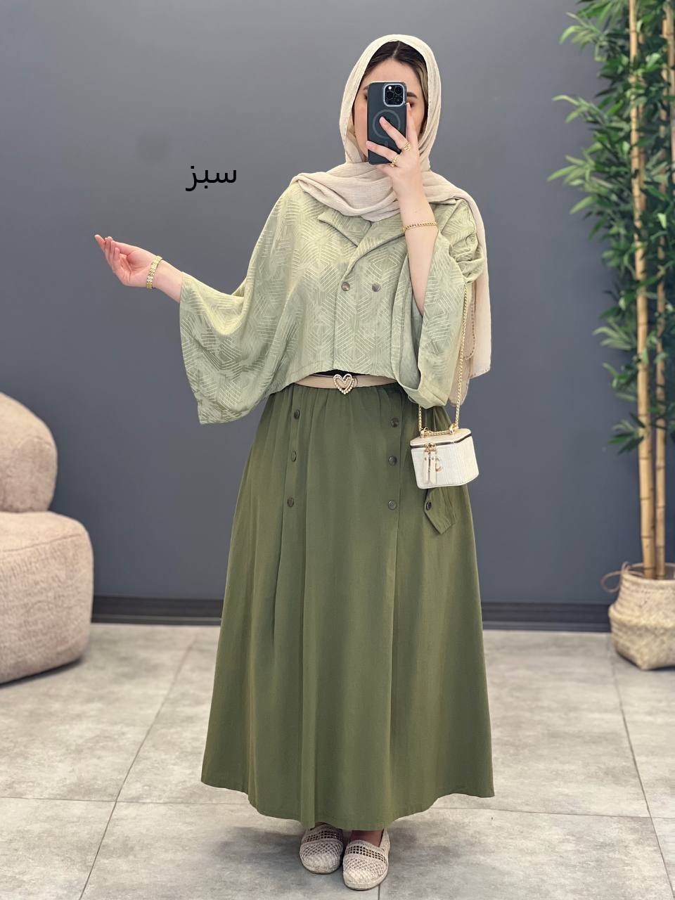 1466- کت و دامن کارولین(ویژه محرم)