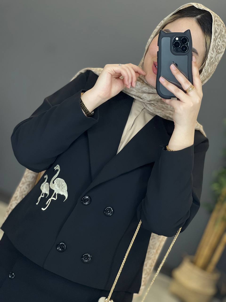 1485- کت و شلوار فلامینگو