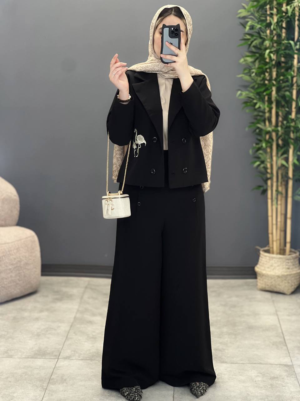 1485- کت و شلوار فلامینگو