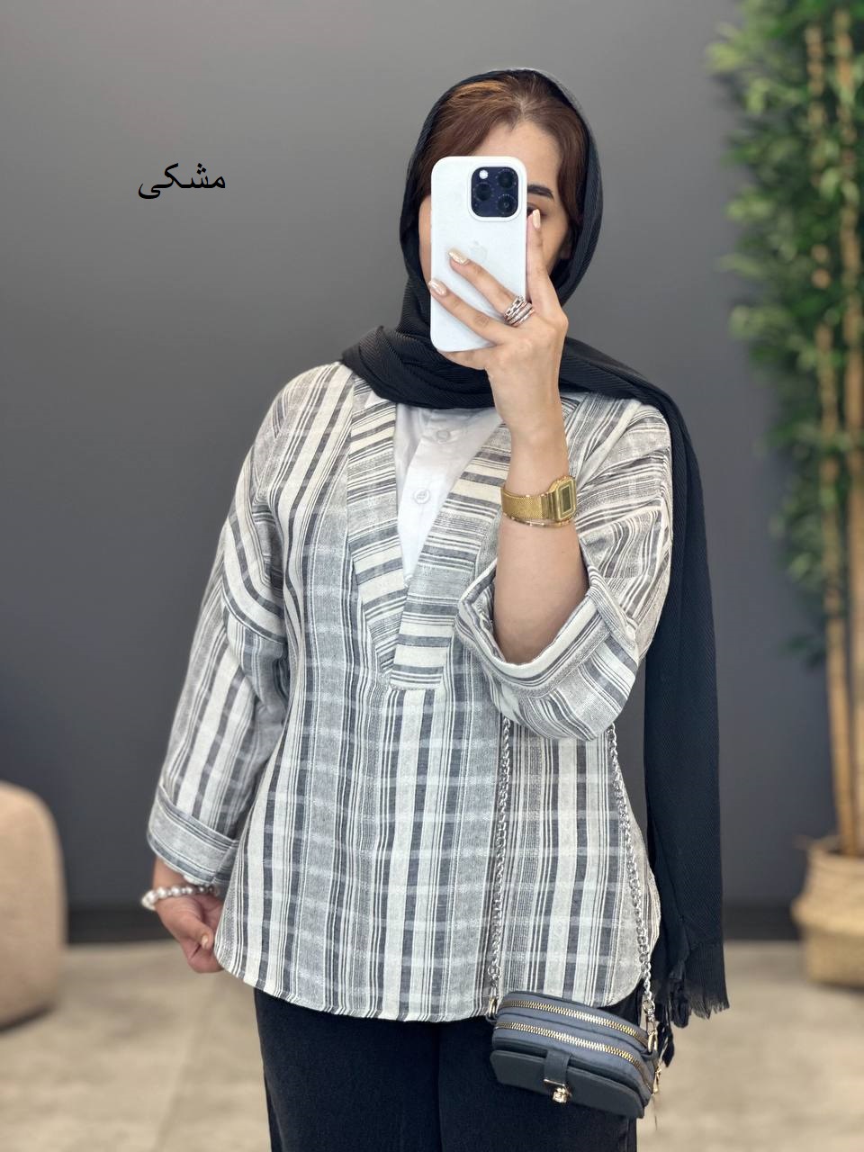 1492- شومیز ترکیبی لینن