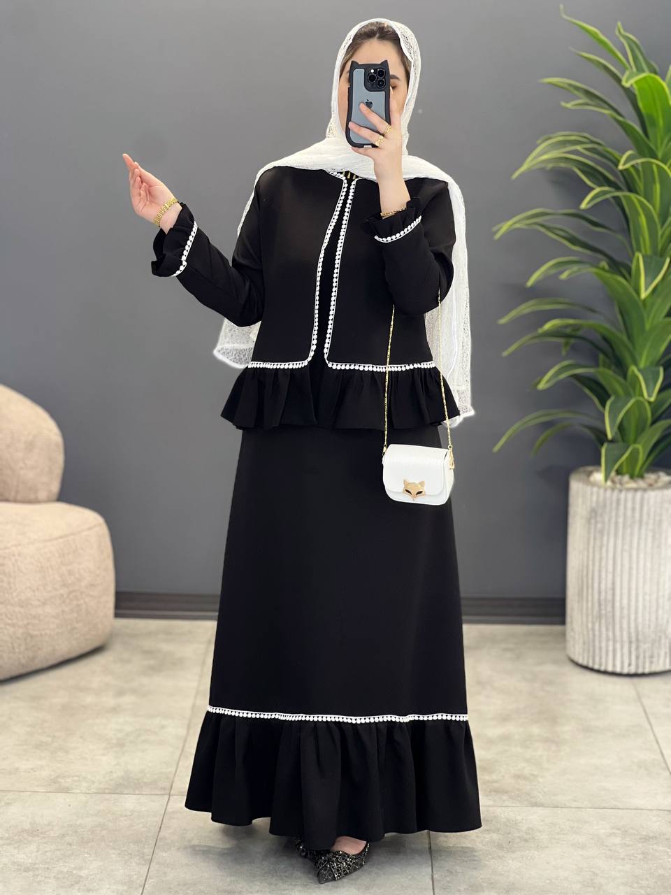 1493- کت و دامن سارگل (ویژه محرم)