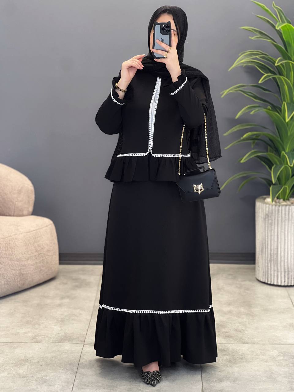 1493- کت و دامن سارگل (ویژه محرم)