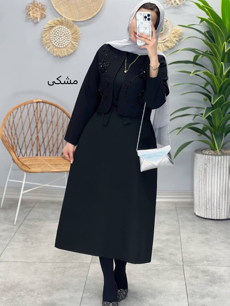 1502- کت و سارافون سنگدوزی