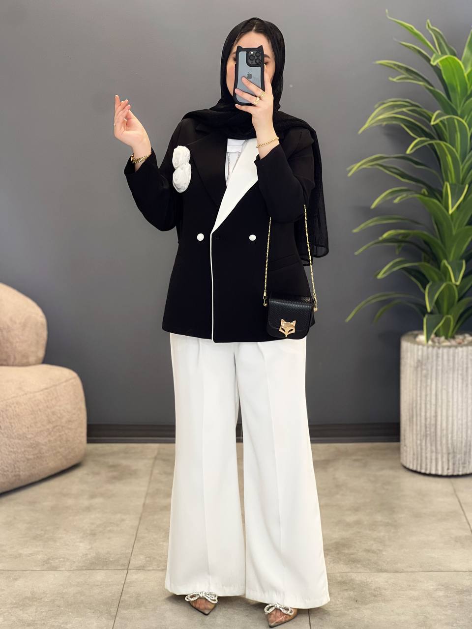 1504- کت مزونی گل