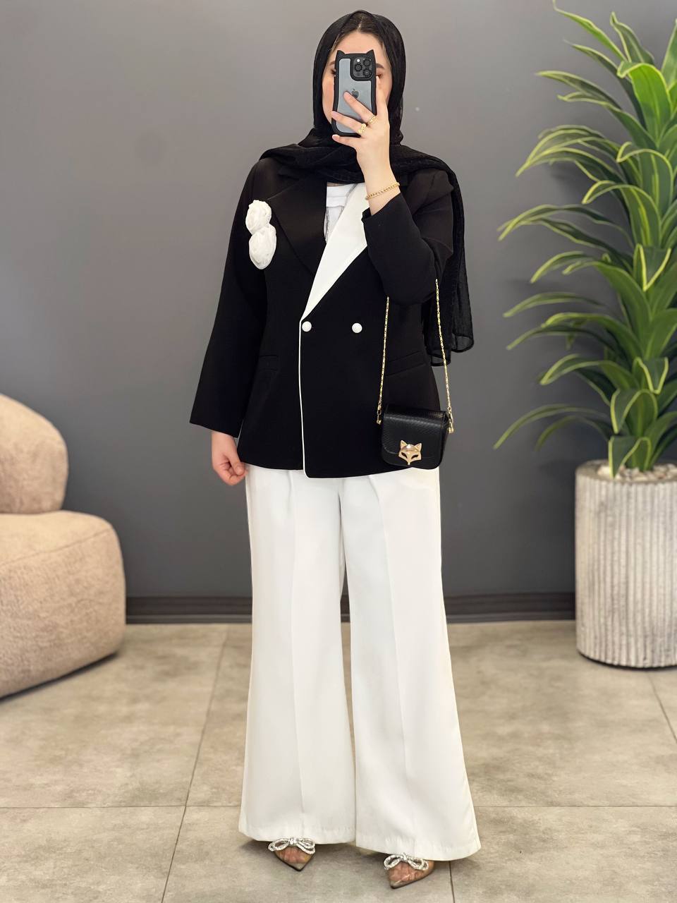 1504- کت مزونی گل