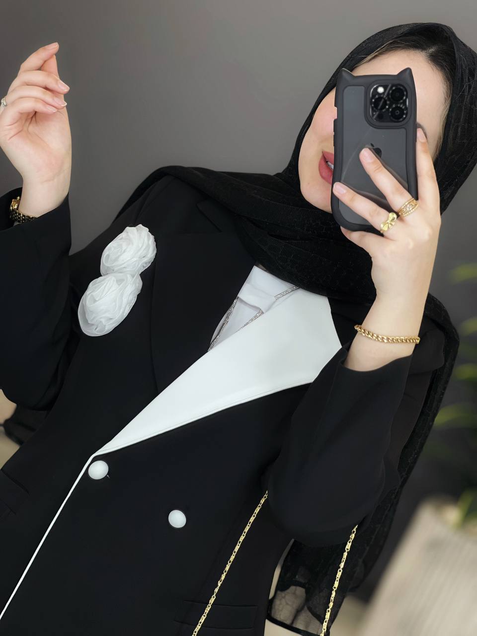 1504- کت مزونی گل